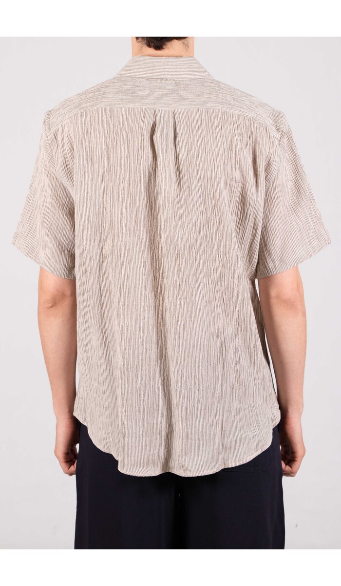 Portuguese Flannel Portuguese Flannel Overhemd / Aaron / Zand Portuguese Flannel Portuguese Flannel Overhemd / Aaron / Zand