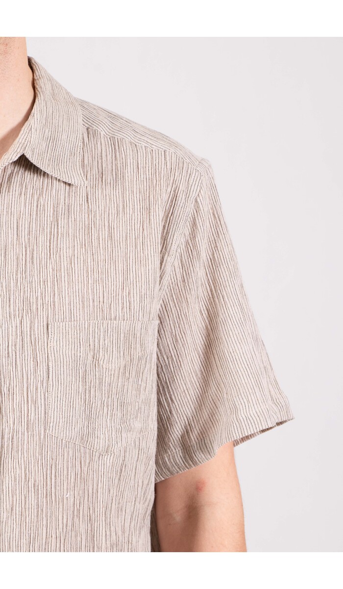 Portuguese Flannel Portuguese Flannel Overhemd / Aaron / Zand Portuguese Flannel Portuguese Flannel Overhemd / Aaron / Zand
