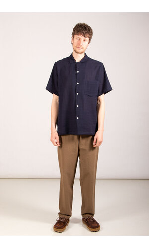 Portuguese Flannel Portuguese Flannel Overhemd / Grain / Navy Portuguese Flannel Portuguese Flannel Overhemd / Grain / Navy