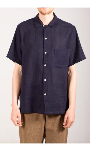 Portuguese Flannel Portuguese Flannel Overhemd / Grain / Navy Portuguese Flannel Portuguese Flannel Overhemd / Grain / Navy
