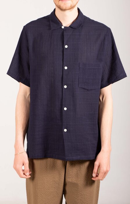 Portuguese Flannel Portuguese Flannel Shirt / Grain / Navy Portuguese Flannel Portuguese Flannel Shirt / Grain / Navy