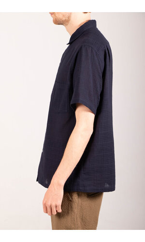 Portuguese Flannel Portuguese Flannel Overhemd / Grain / Navy Portuguese Flannel Portuguese Flannel Overhemd / Grain / Navy