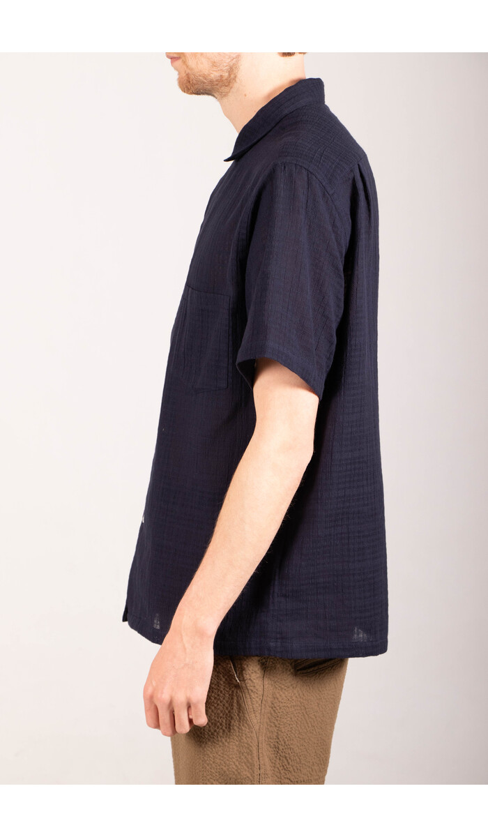 Portuguese Flannel Portuguese Flannel Overhemd / Grain / Navy Portuguese Flannel Portuguese Flannel Overhemd / Grain / Navy