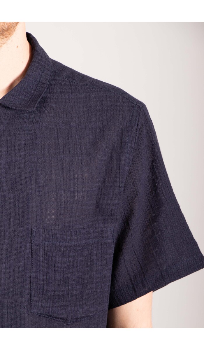 Portuguese Flannel Portuguese Flannel Overhemd / Grain / Navy Portuguese Flannel Portuguese Flannel Overhemd / Grain / Navy