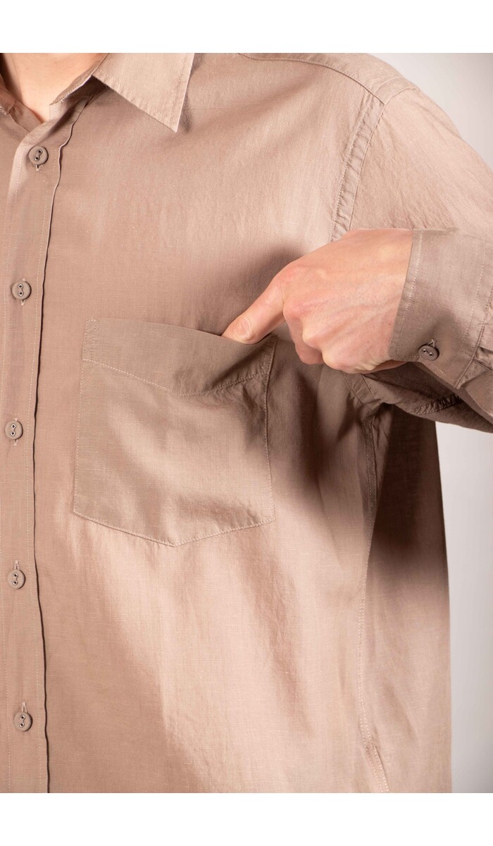 Delikatessen Delikatessen Overhemd / Relaxed / Taupe Delikatessen Delikatessen Overhemd / Relaxed / Taupe