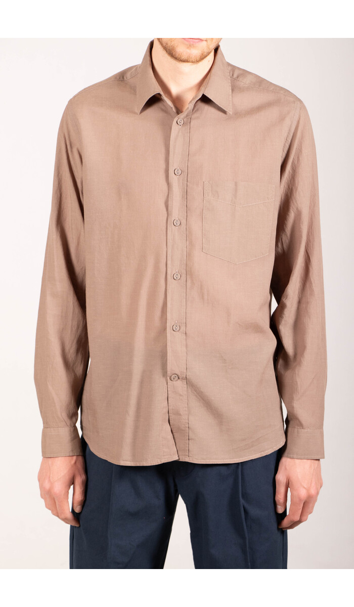 Delikatessen Delikatessen Overhemd / Relaxed / Taupe Delikatessen Delikatessen Overhemd / Relaxed / Taupe