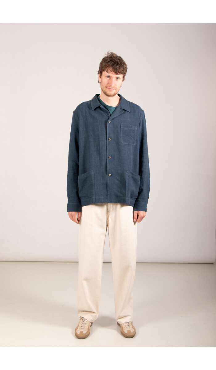 De Bonne Facture De Bonne Facture Jacke / Painter's Jacket / Blau De Bonne Facture De Bonne Facture Jacke / Painter's Jacket / Blau