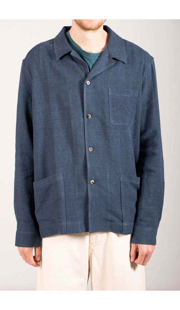 De Bonne Facture De Bonne Facture Jacke / Painter's Jacket / Blau De Bonne Facture De Bonne Facture Jacke / Painter's Jacket / Blau