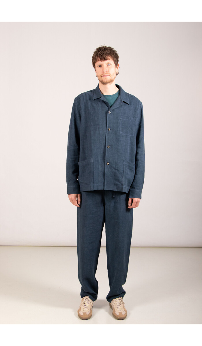 De Bonne Facture De Bonne Facture Jacke / Painter's Jacket / Blau De Bonne Facture De Bonne Facture Jacke / Painter's Jacket / Blau