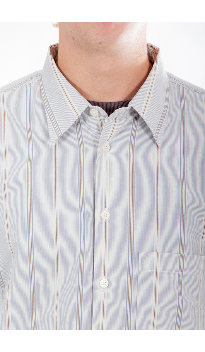Universal Works Universal Works Overhemd / Square Pocket Shirt / Duif Universal Works Universal Works Overhemd / Square Pocket Shirt / Duif