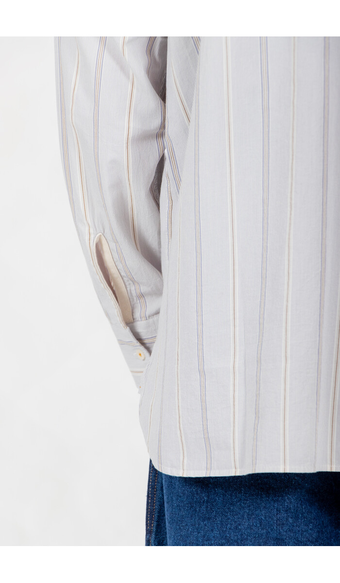 Universal Works Universal Works Overhemd / Square Pocket Shirt / Duif Universal Works Universal Works Overhemd / Square Pocket Shirt / Duif