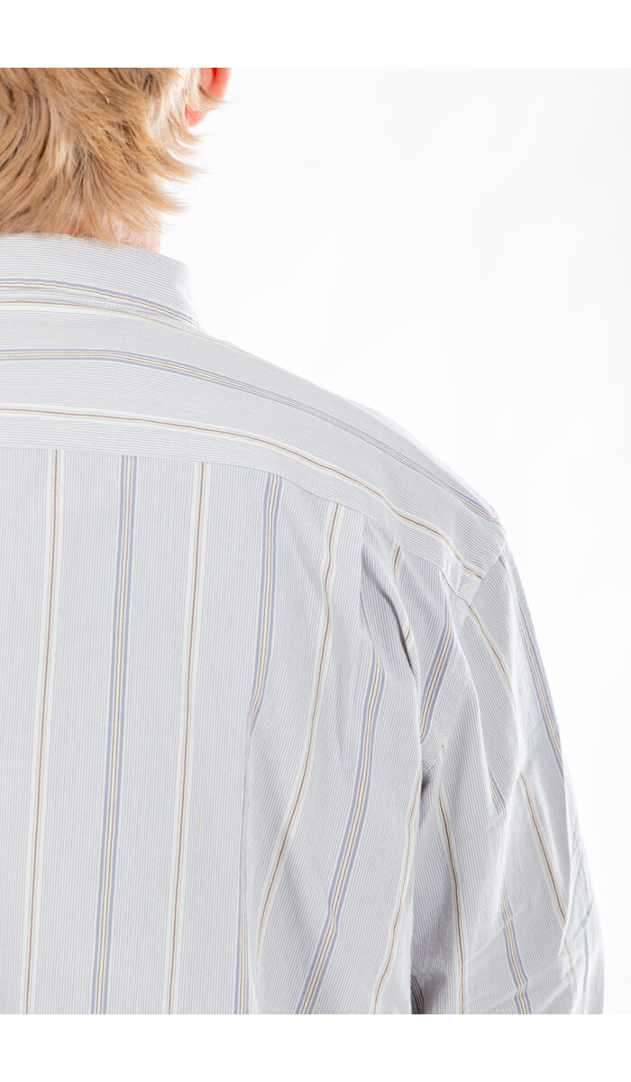 Universal Works Universal Works Overhemd / Square Pocket Shirt / Duif Universal Works Universal Works Overhemd / Square Pocket Shirt / Duif