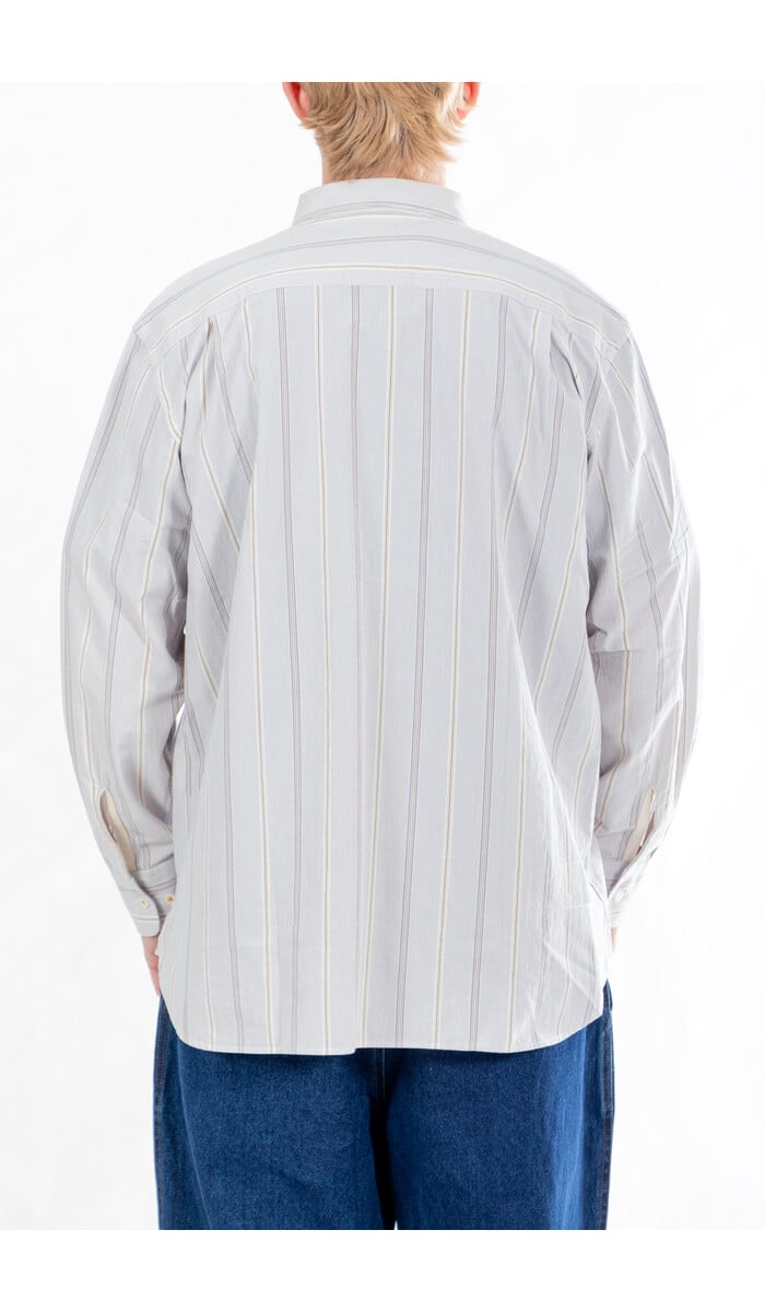 Universal Works Universal Works Overhemd / Square Pocket Shirt / Duif Universal Works Universal Works Overhemd / Square Pocket Shirt / Duif