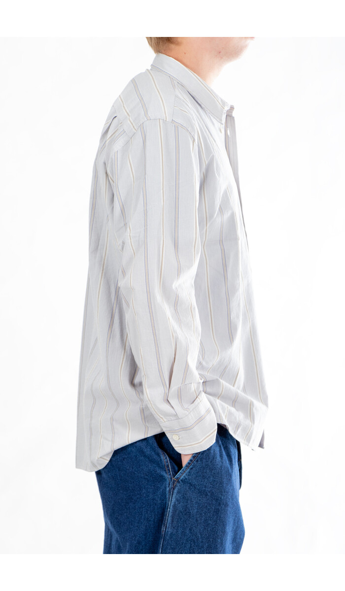 Universal Works Universal Works Overhemd / Square Pocket Shirt / Duif Universal Works Universal Works Overhemd / Square Pocket Shirt / Duif