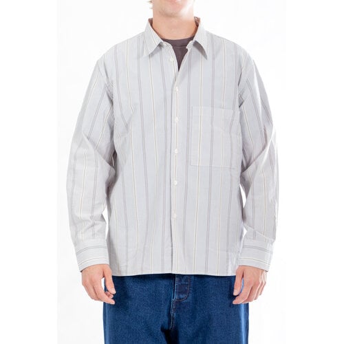 Universal Works Universal Works Overhemd / Square Pocket Shirt / Duif