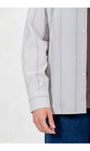 Universal Works Universal Works Overhemd / Square Pocket Shirt / Duif Universal Works Universal Works Overhemd / Square Pocket Shirt / Duif