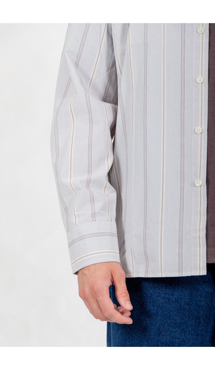Universal Works Universal Works Overhemd / Square Pocket Shirt / Duif Universal Works Universal Works Overhemd / Square Pocket Shirt / Duif