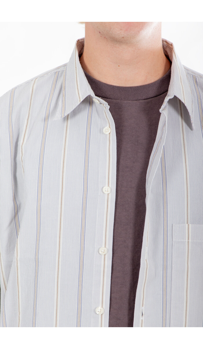 Universal Works Universal Works Overhemd / Square Pocket Shirt / Duif Universal Works Universal Works Overhemd / Square Pocket Shirt / Duif