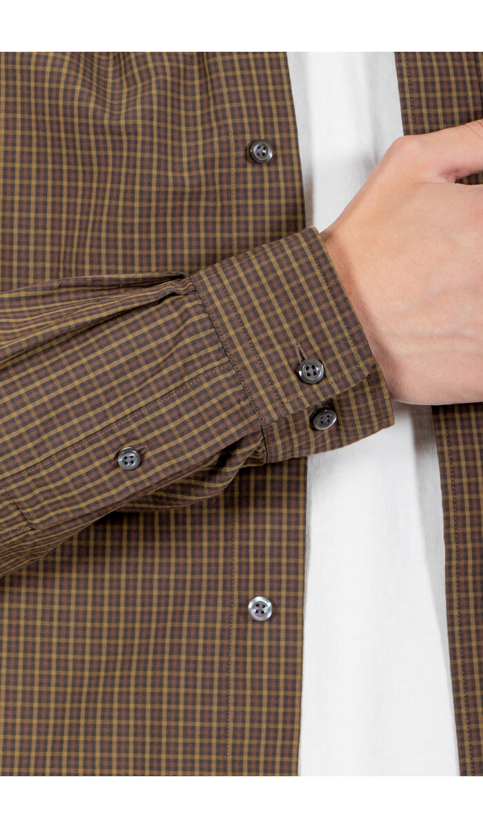 Rough Side Rough Side Overhemd / Primary Shirt / Bruine Ruit