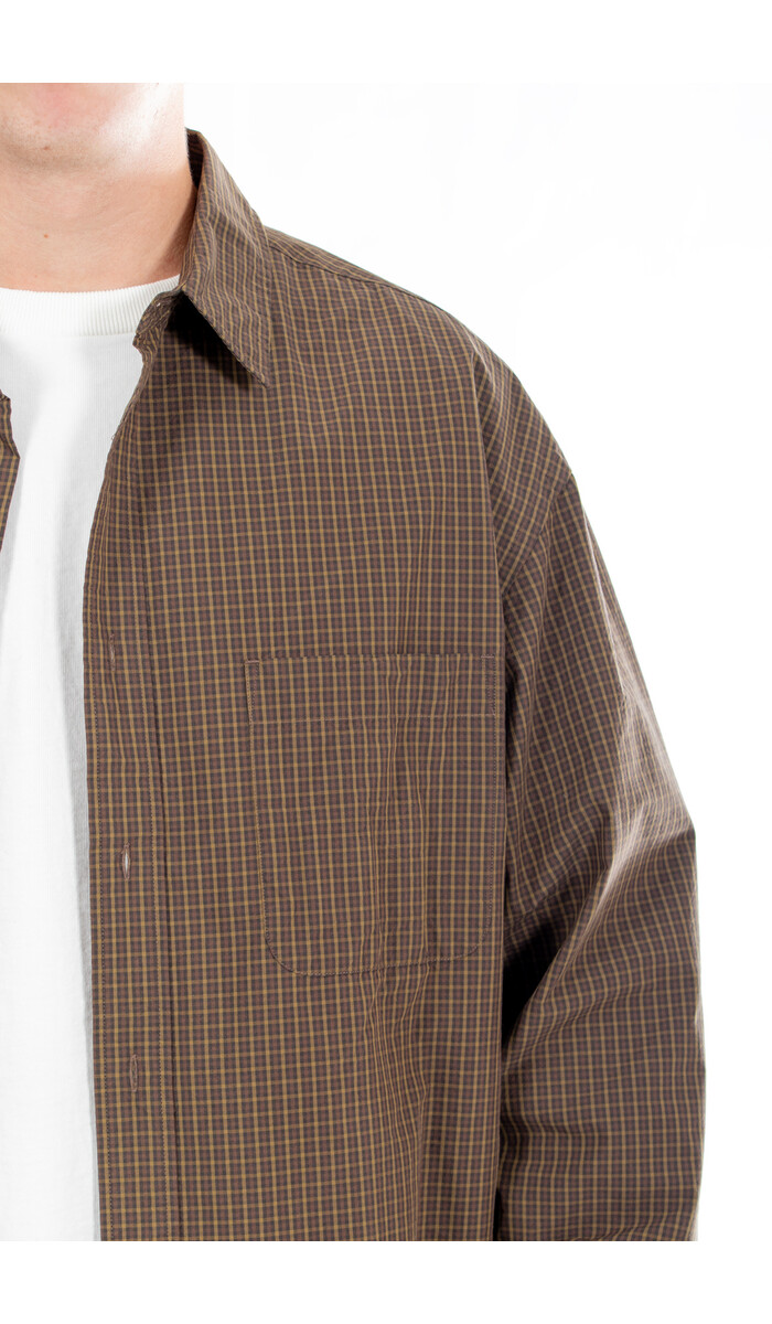 Rough Side Rough Side Overhemd / Primary Shirt / Bruine Ruit