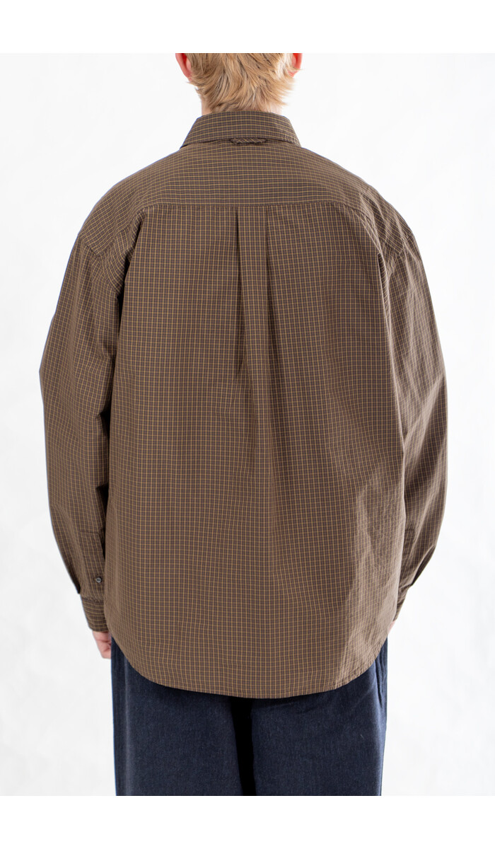 Rough Side Rough Side Overhemd / Primary Shirt / Bruine Ruit