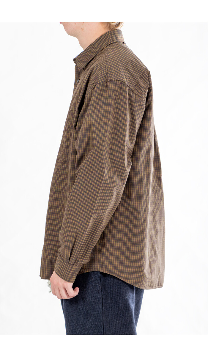 Rough Side Rough Side Overhemd / Primary Shirt / Bruine Ruit