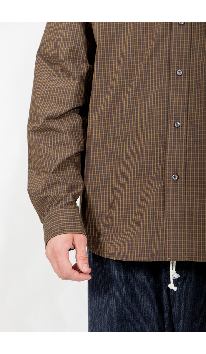 Rough Side Rough Side Overhemd / Primary Shirt / Bruine Ruit