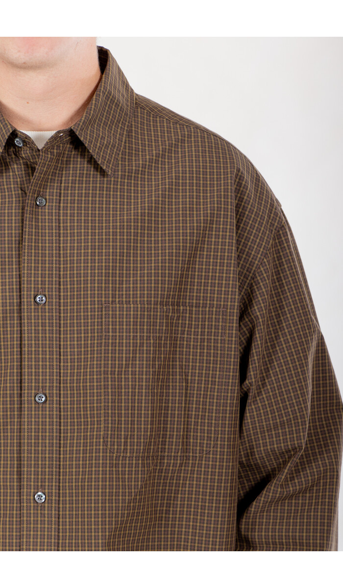 Rough Side Rough Side Overhemd / Primary Shirt / Bruine Ruit