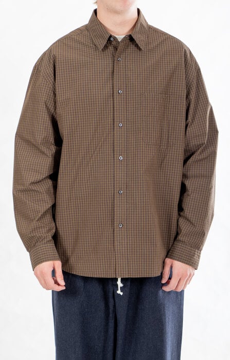 Rough Side Rough Side Hemd / Primary Shirt / Braunes Karo Rough Side Rough Side Hemd / Primary Shirt / Braunes Karo