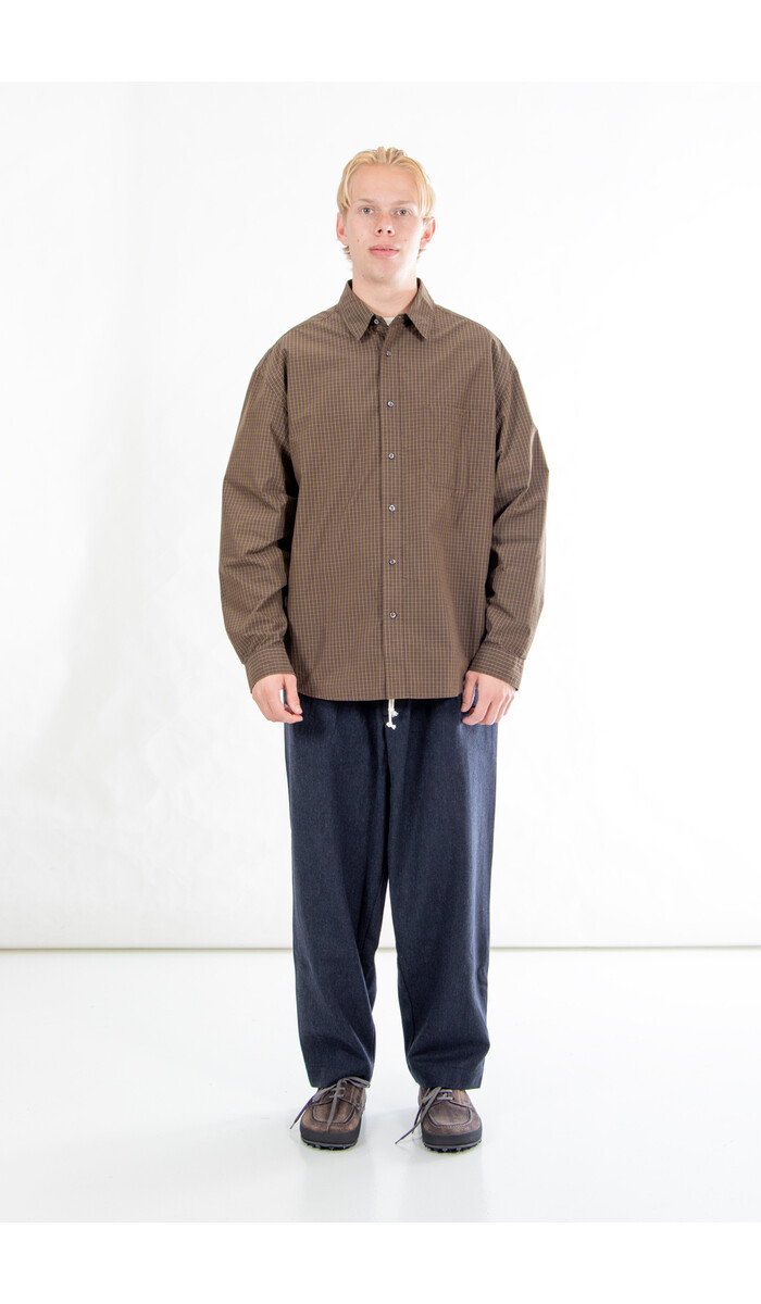 Rough Side Rough Side Overhemd / Primary Shirt / Bruine Ruit