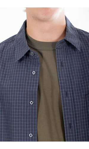 Rough Side Rough Side Overhemd / Primary Shirt / Navy Ruit