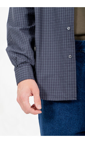 Rough Side Rough Side Overhemd / Primary Shirt / Navy Ruit