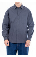 Rough Side Overhemd / Primary Shirt / Navy Ruit