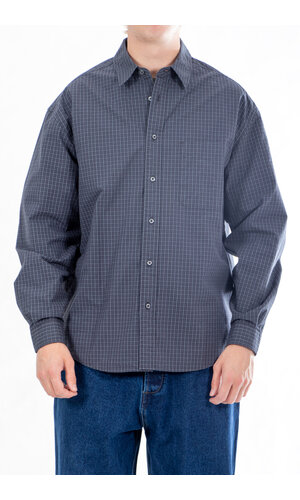 Rough Side Rough Side Overhemd / Primary Shirt / Navy Ruit