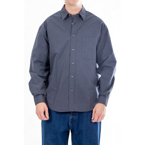 Rough Side Rough Side Overhemd / Primary Shirt / Navy Ruit