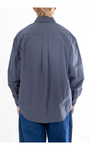 Rough Side Rough Side Overhemd / Primary Shirt / Navy Ruit