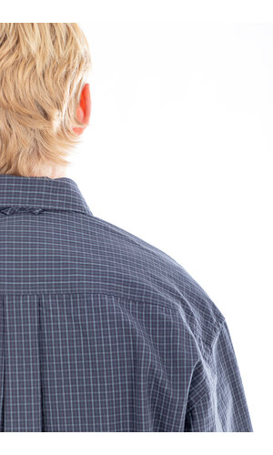 Rough Side Rough Side Overhemd / Primary Shirt / Navy Ruit