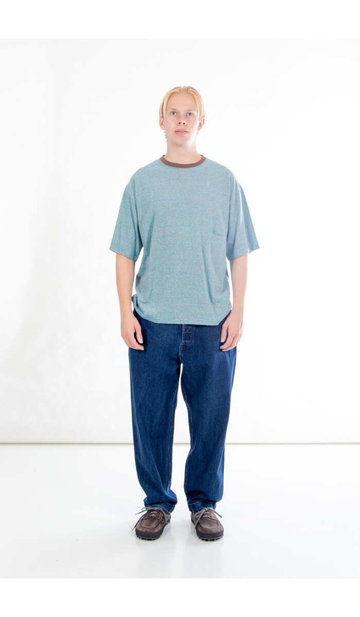 EEL EEL T-Shirt / Yururi Tee / Blauw