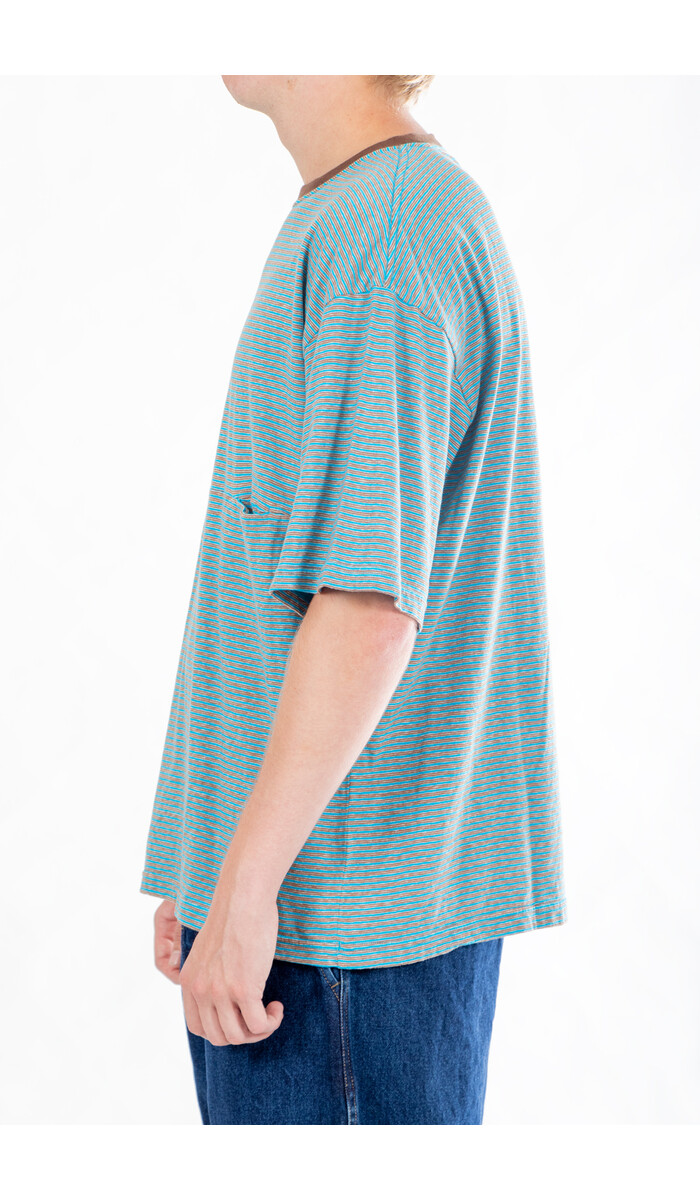 EEL EEL T-Shirt / Yururi Tee / Blauw
