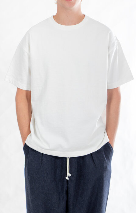 Jackman Jackman T-shirt / Dotsume Big Himo / Ivory Jackman Jackman T-shirt / Dotsume Big Himo / Ivory