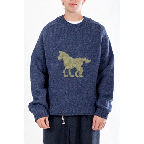 Cawley Cawley Trui / Horse Jumper / Denim Appel