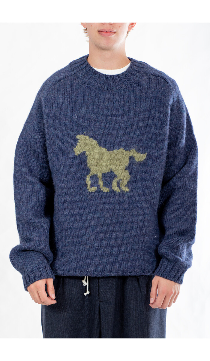 Cawley Cawley Trui / Horse Jumper / Denim Appel Cawley Cawley Trui / Horse Jumper / Denim Appel