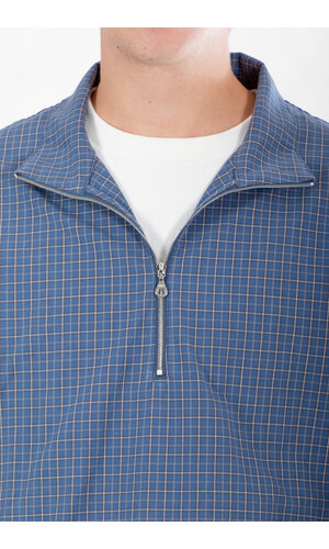 Cawley Cawley Overshirt / Miles Pullover / Blauwe Ruit