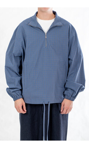 Cawley Cawley Overshirt / Miles Pullover / Blauwe Ruit