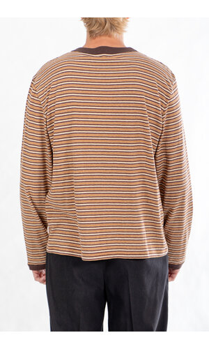 Cawley Cawley T-shirt / Japanese Striped Jersey / Karamel Cawley Cawley T-shirt / Japanese Striped Jersey / Karamel