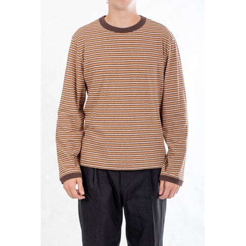 Cawley Cawley T-shirt / Japanese Striped Jersey / Karamel