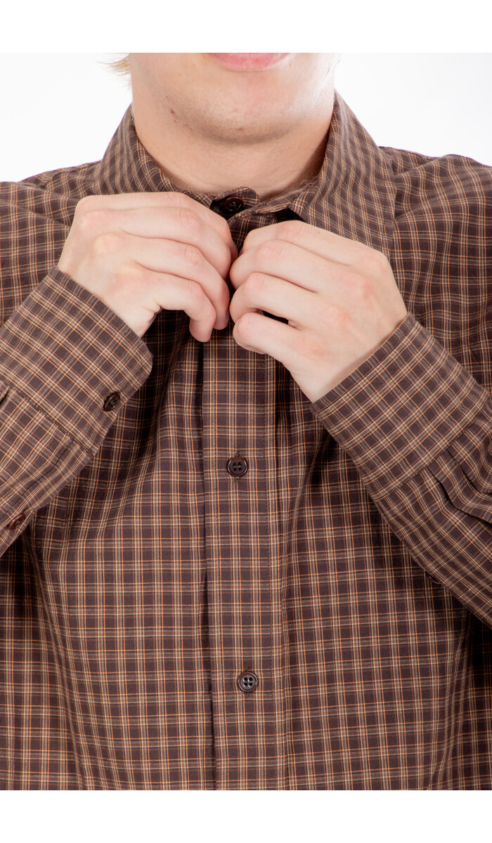 Cawley Cawley Overhemd / Dennis Shirt / Chocolade Wortel Cawley Cawley Overhemd / Dennis Shirt / Chocolade Wortel