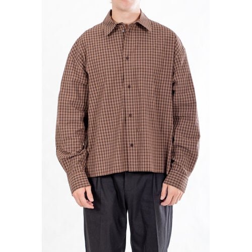 Cawley Cawley Overhemd / Dennis Shirt / Chocolade Wortel