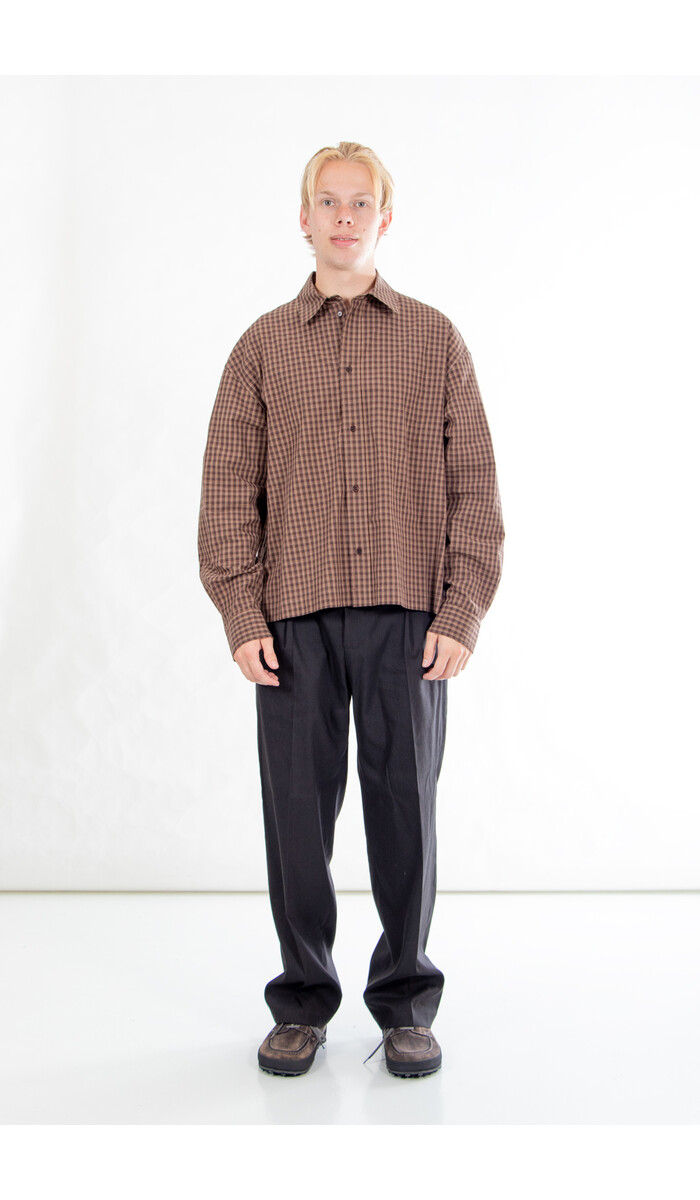 Cawley Cawley Overhemd / Dennis Shirt / Chocolade Wortel Cawley Cawley Overhemd / Dennis Shirt / Chocolade Wortel
