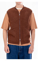 Universal Works Gilet /  Zip Waistcoat / Kakao
